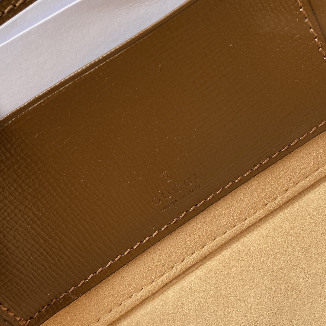 Gucci Beige Ebony GG Supreme with Brown leather shoulder everyday