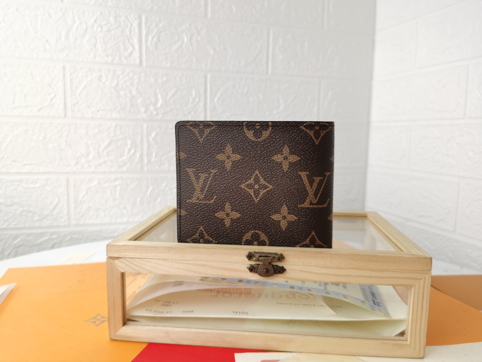 ルイ・ヴィトン M45789 MULTIPLE 財布 - モノグラムキャンバスと3Dラバー装飾