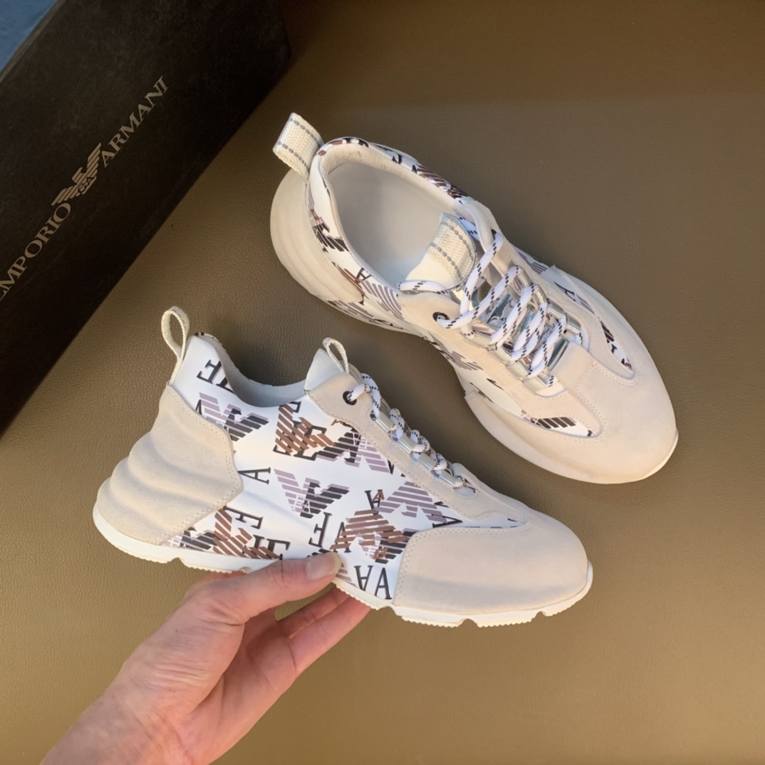 Factory precio: [Armani Armani] contador original de los zapatos pops Superior importados de Italia 