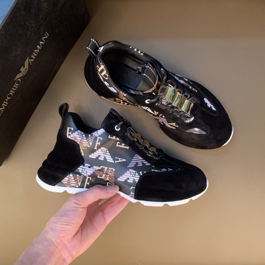 Factory precio: [Armani Armani] contador original de los zapatos pops Superior importados de Italia 