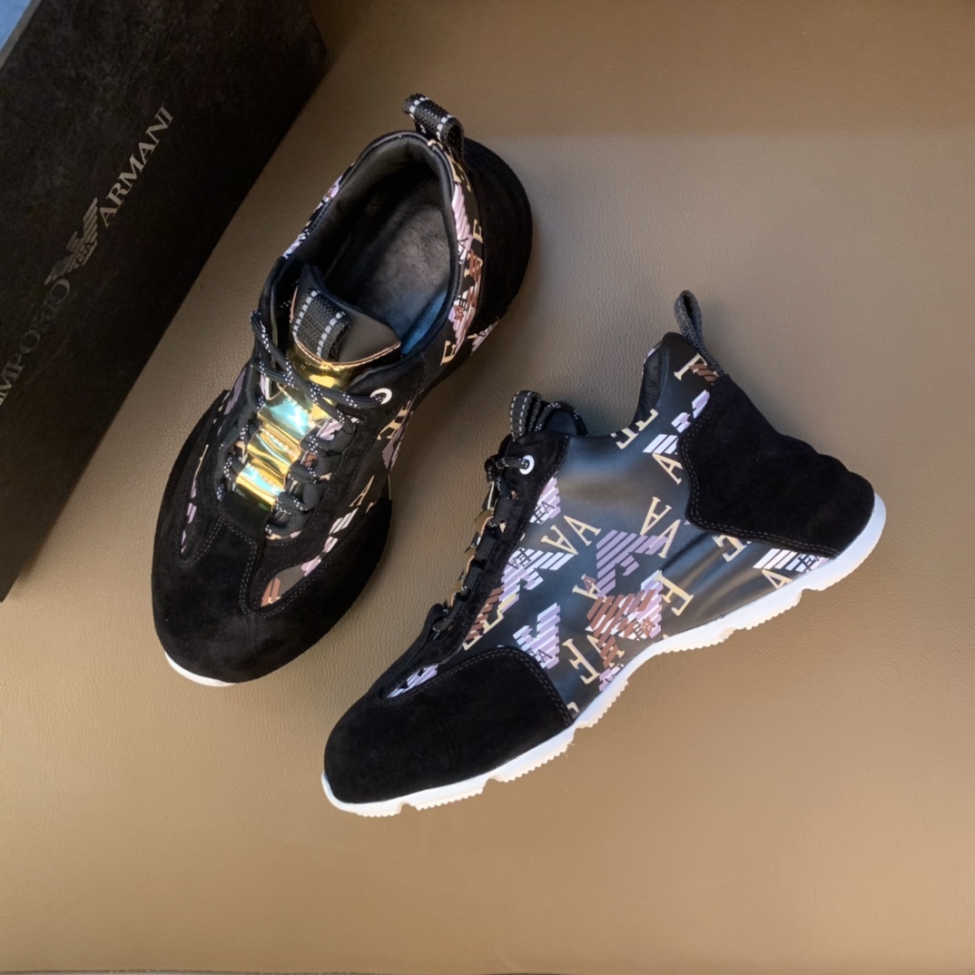 Factory precio: [Armani Armani] contador original de los zapatos pops Superior importados de Italia 