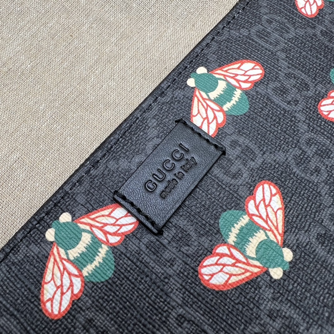 GUCCI古驰蜜蜂印花男士长夹451273