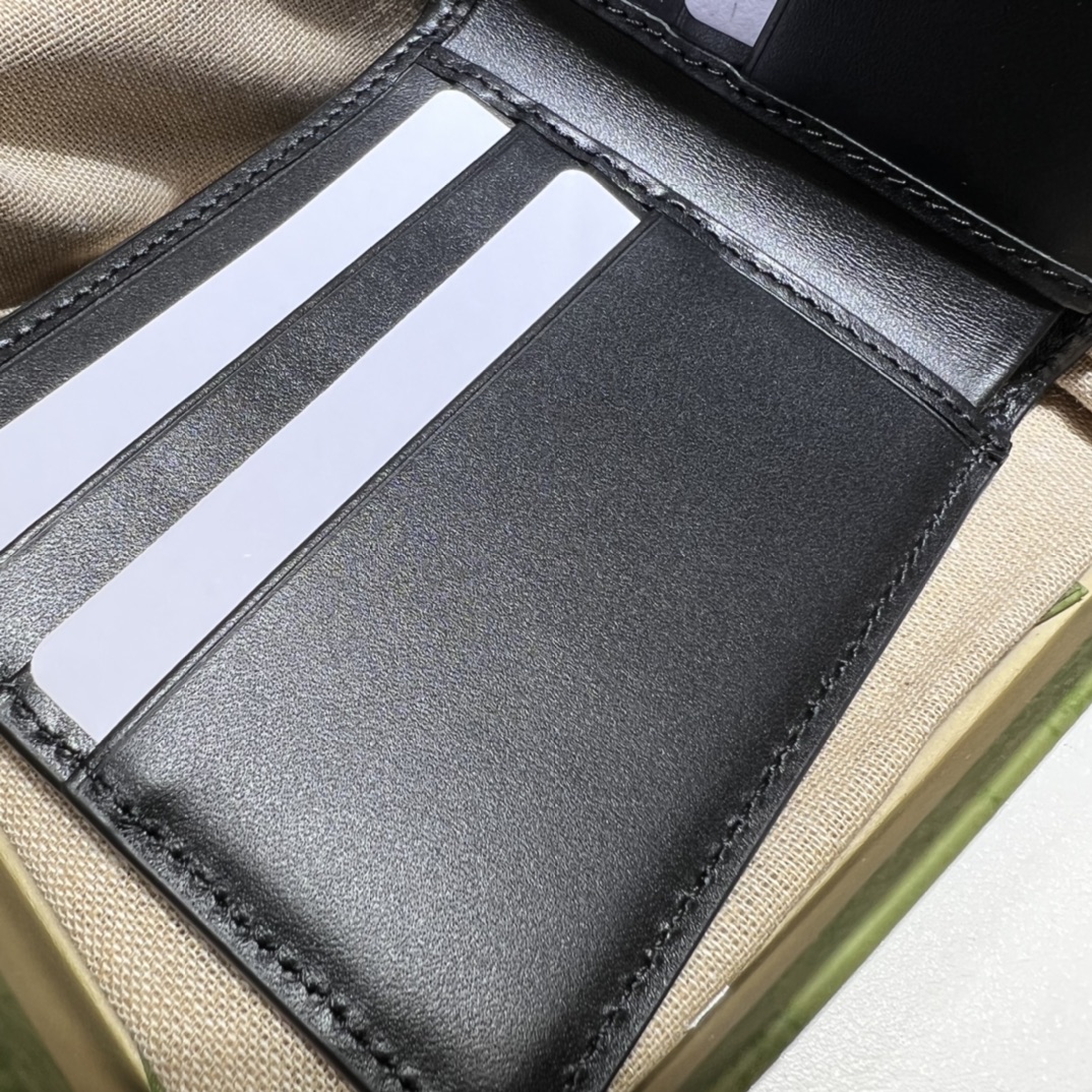 GUCCI古驰蜜蜂印花男士短夹451268