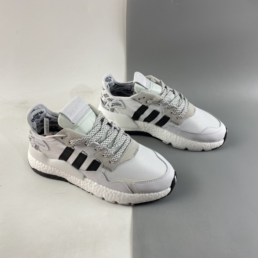 P200  Adidas  Nite Jogger 2021 Boost 夜行者复古跑鞋FW6688
