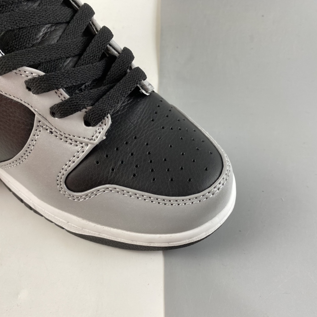 P360  NIKE Dunk Prm Hi Sp 限量款 蛇皮纹路3M反光高帮滑板鞋 624512-100