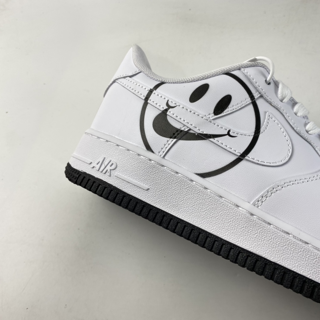 P200  NIKE Air Force 1’07 Lv8 ND“Have A Good Day”空军笑脸板鞋 BQ9044-100