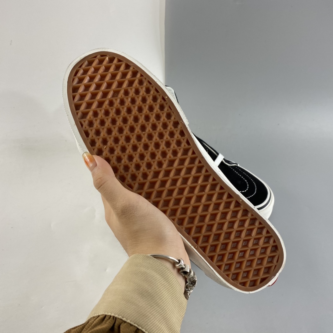 P160  Vans SK8-Hi 范斯官方 奶蓝色棋盘格男鞋女鞋高帮板鞋 VN0003CAI8C