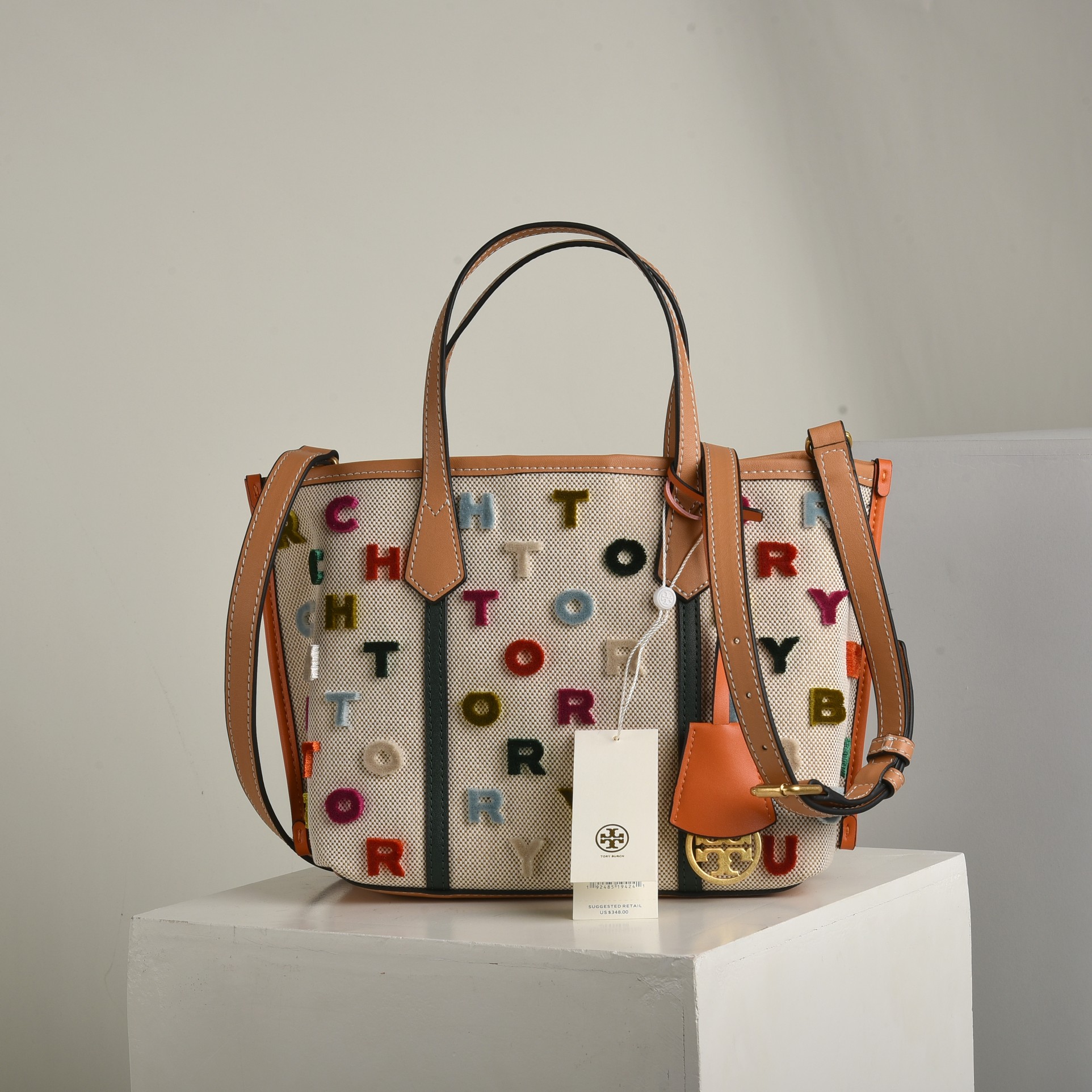 Tory Burch ToryBurch批¥320～最新款Perry系列刺秀五彩缤纷 手提、单肩、斜挎均可 正确吊牌