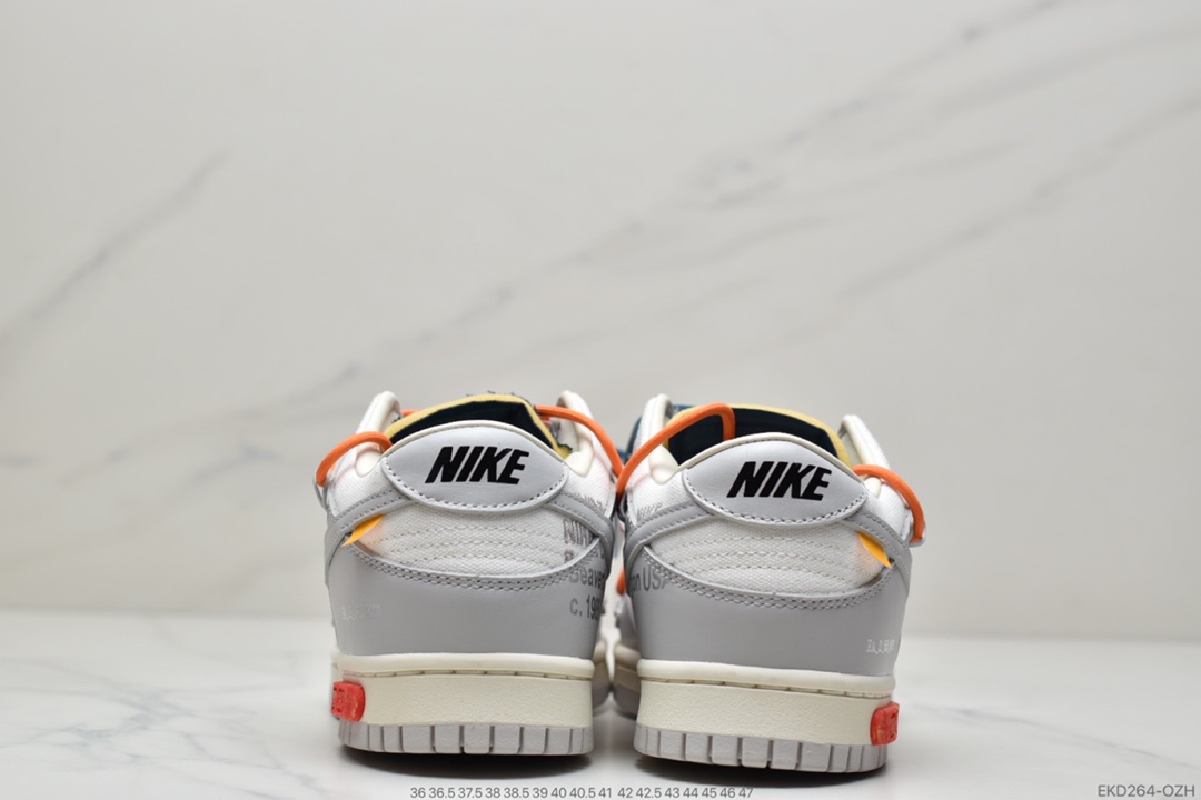 380 Off-White x Nike SB Dunk Low”The 50”运动板鞋“OW黑衣粉紫”DM1602-104
