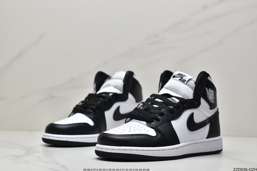 250 NIKE Air Jordan 1 Retro High FJAJ1 黑白熊猫555088-010