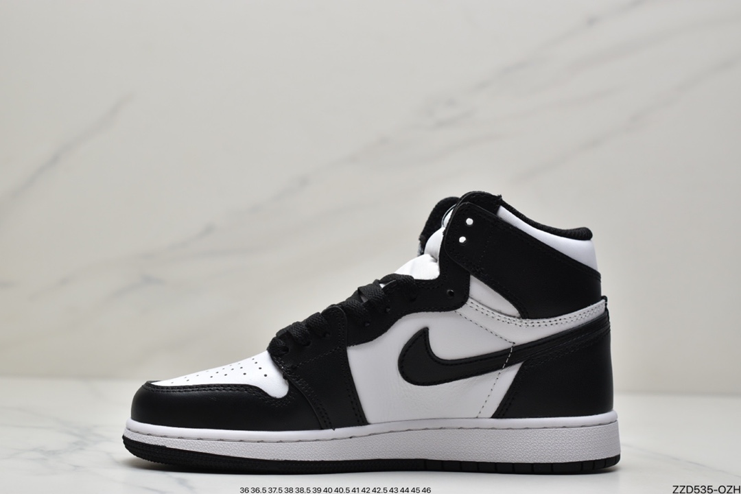 250 NIKE Air Jordan 1 Retro High FJAJ1 黑白熊猫555088-010