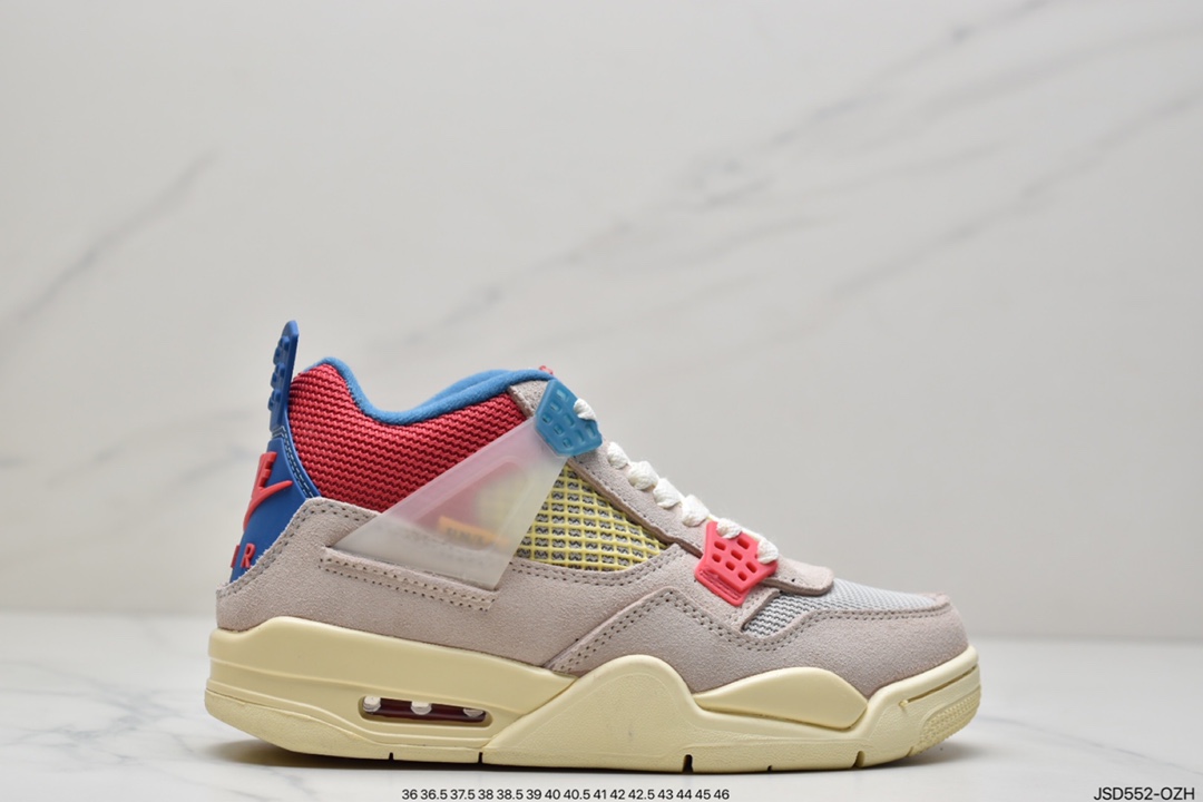 200 Off-White x Air Jordan 4 Retro”Cream/Sail”篮球鞋DJ5718