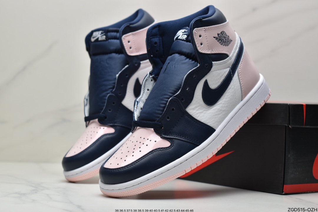 290 Air Jordan 1 High OG ”’Atmosphere” 高帮 黑粉脚趾漆皮 DD9335-641