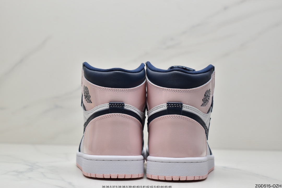290 Air Jordan 1 High OG ”’Atmosphere” 高帮 黑粉脚趾漆皮 DD9335-641