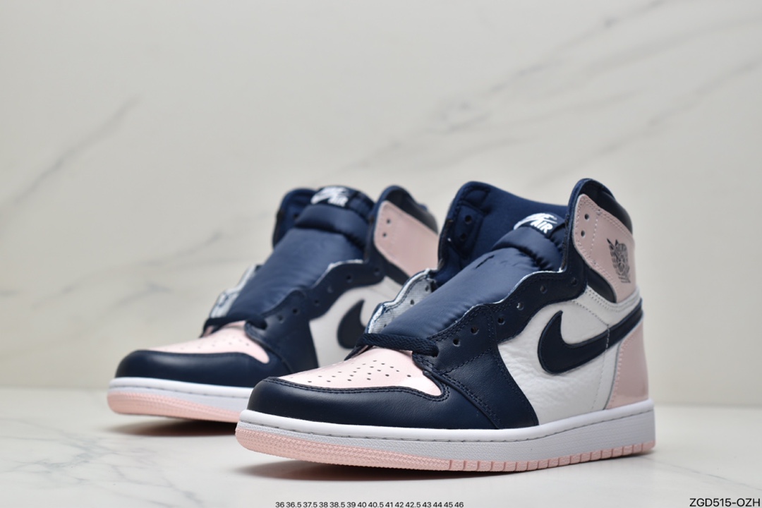 290 Air Jordan 1 High OG ”’Atmosphere” 高帮 黑粉脚趾漆皮 DD9335-641
