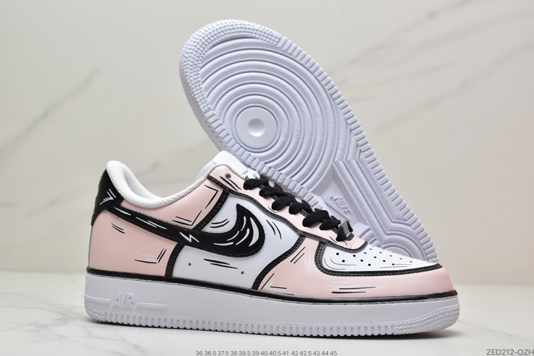 260 NIKE Air Force 1 Low’07 樱花粉配色 空军一号低帮休闲板鞋CW2288-213