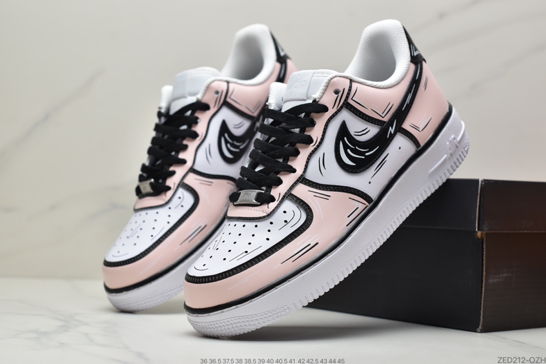 260 NIKE Air Force 1 Low’07 樱花粉配色 空军一号低帮休闲板鞋CW2288-213