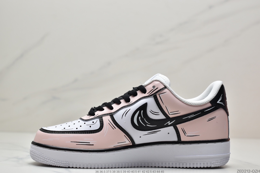 260 NIKE Air Force 1 Low’07 樱花粉配色 空军一号低帮休闲板鞋CW2288-213
