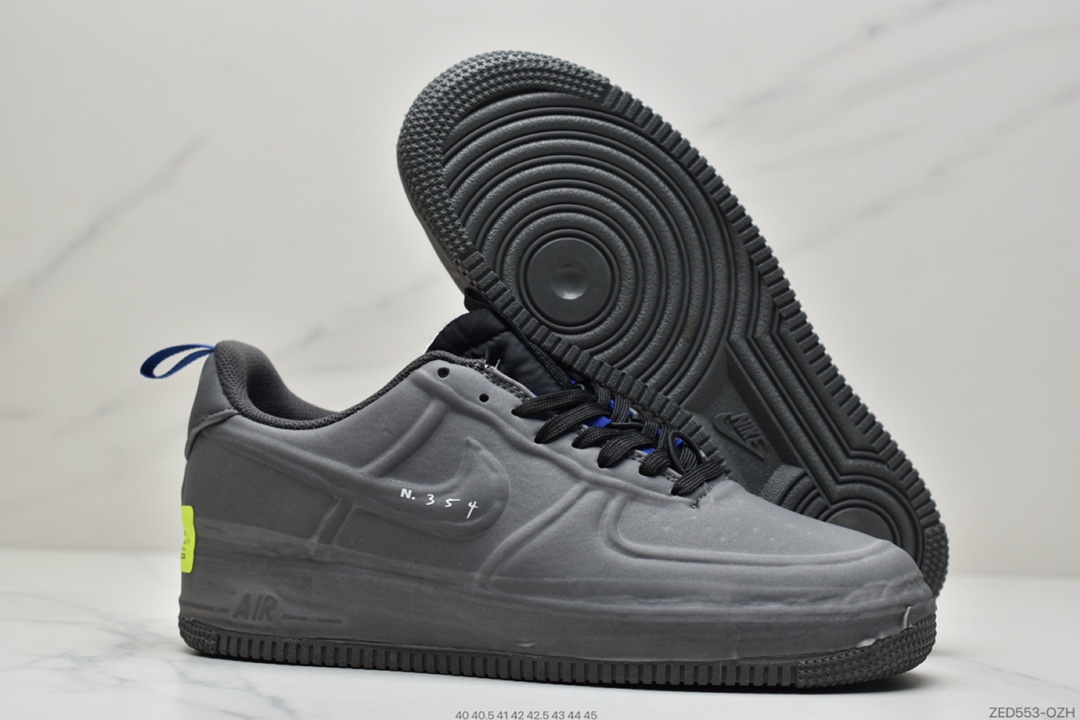 260 Nike Air Force 1 Experimental-Type N. 354”Black/Volt/Royal”空军一号CV1754-001