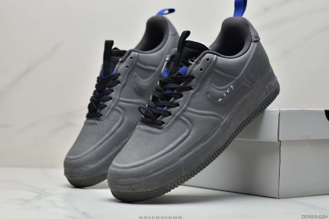260 Nike Air Force 1 Experimental-Type N. 354”Black/Volt/Royal”空军一号CV1754-001