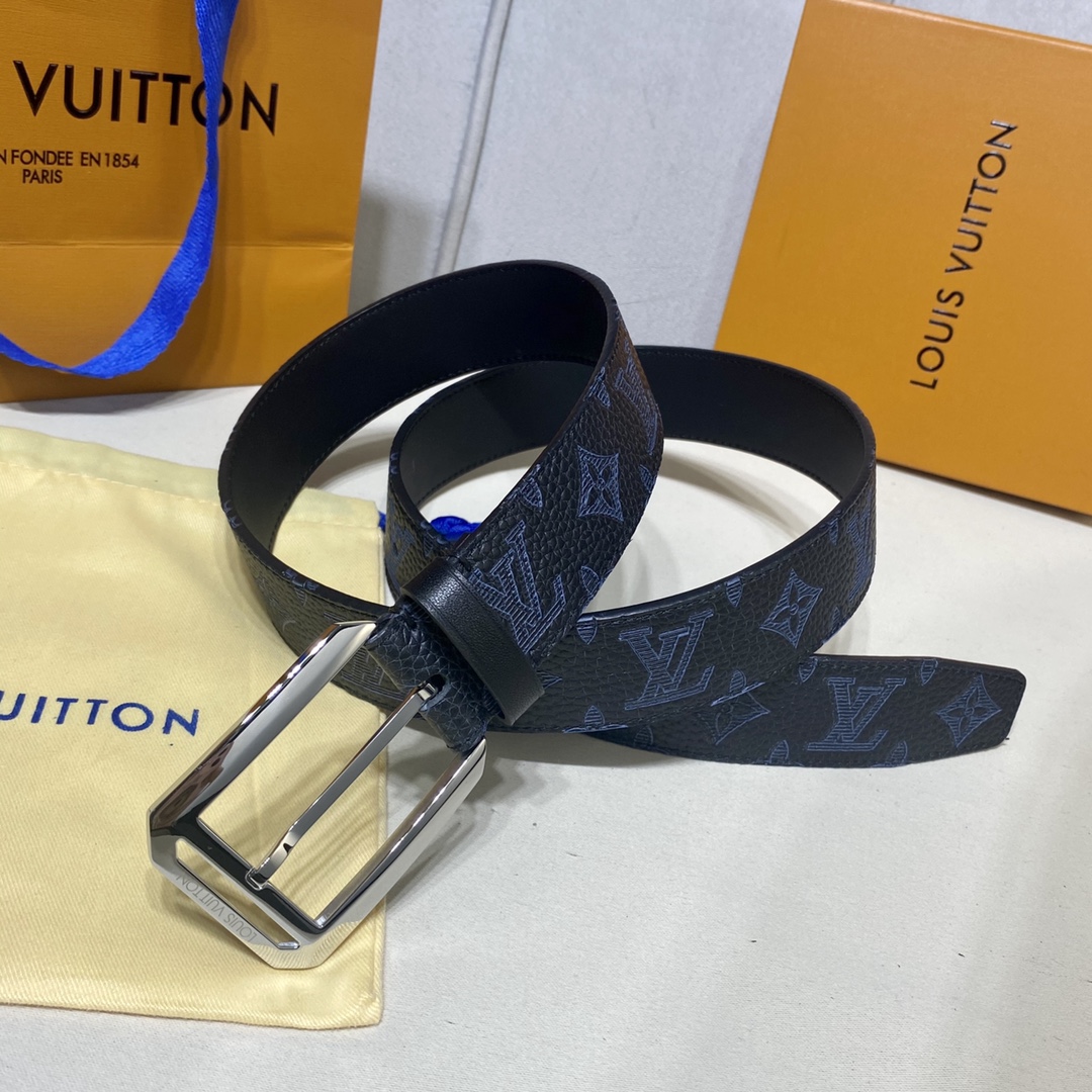 Louis Vuitton Belts Calfskin Cowhide