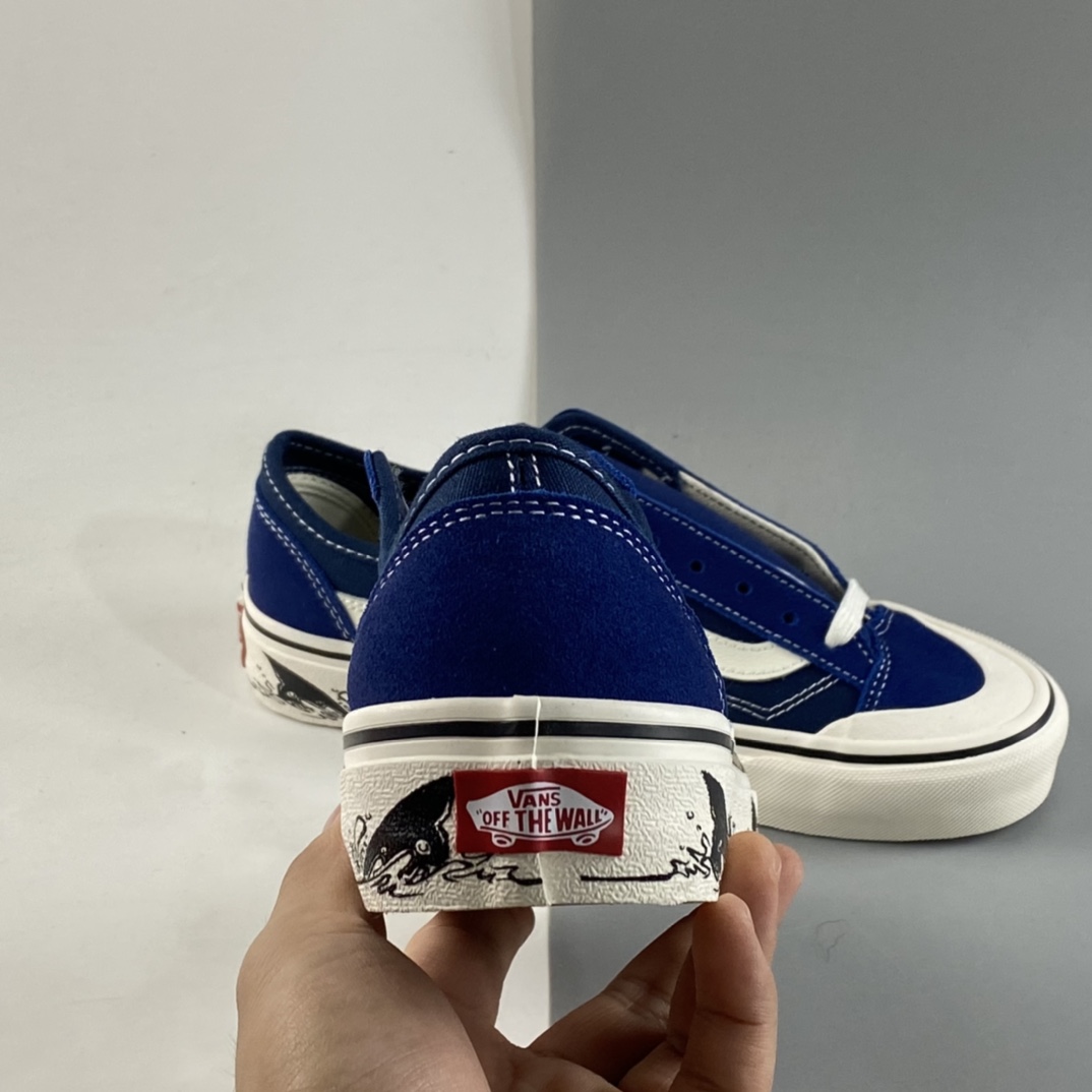 P150  Vans Style 36 SF 克莱因蓝 包头鲨鱼侧边条纹男女板鞋VN0A6WKT6QD