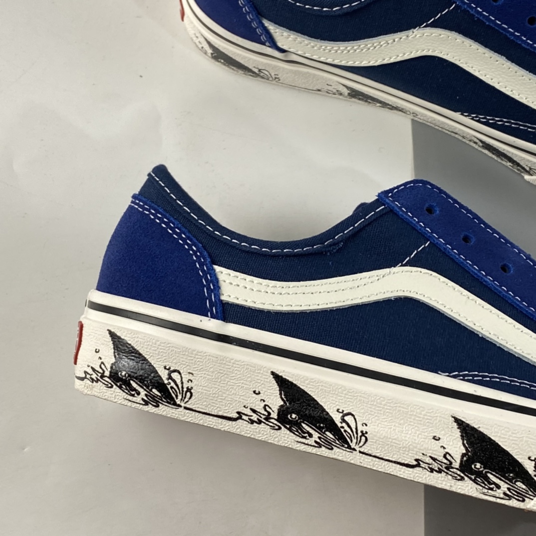 P150  Vans Style 36 SF 克莱因蓝 包头鲨鱼侧边条纹男女板鞋VN0A6WKT6QD