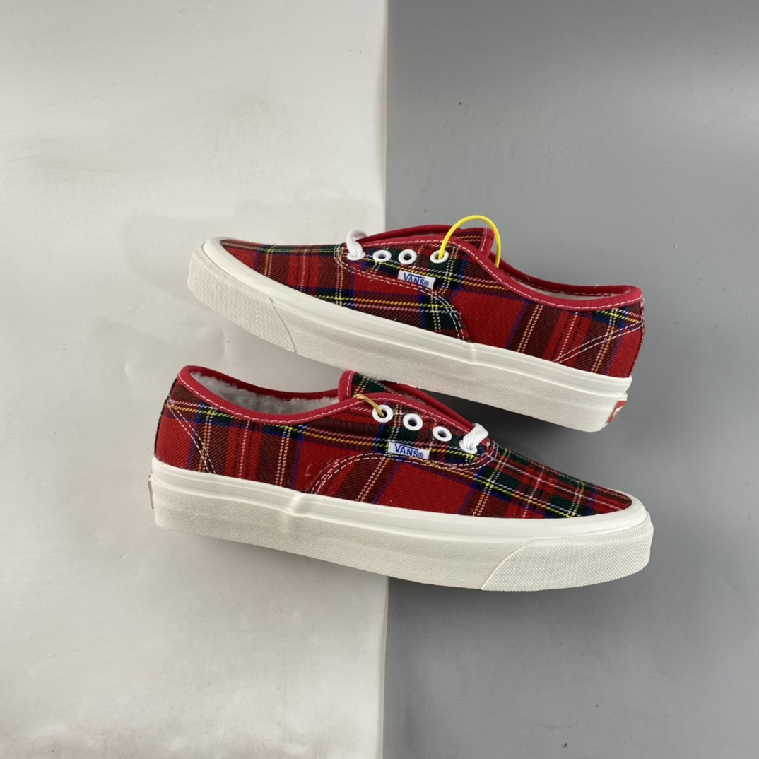 P140  Vans Authentic x Pendleton联名格纹冬季加绒系列 VN0A54F29GT