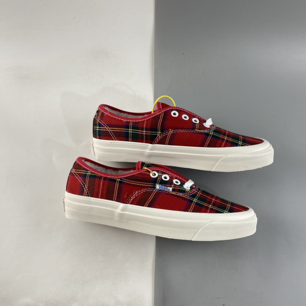 P140  Vans Authentic x Pendleton联名格纹冬季加绒系列 VN0A54F29GT