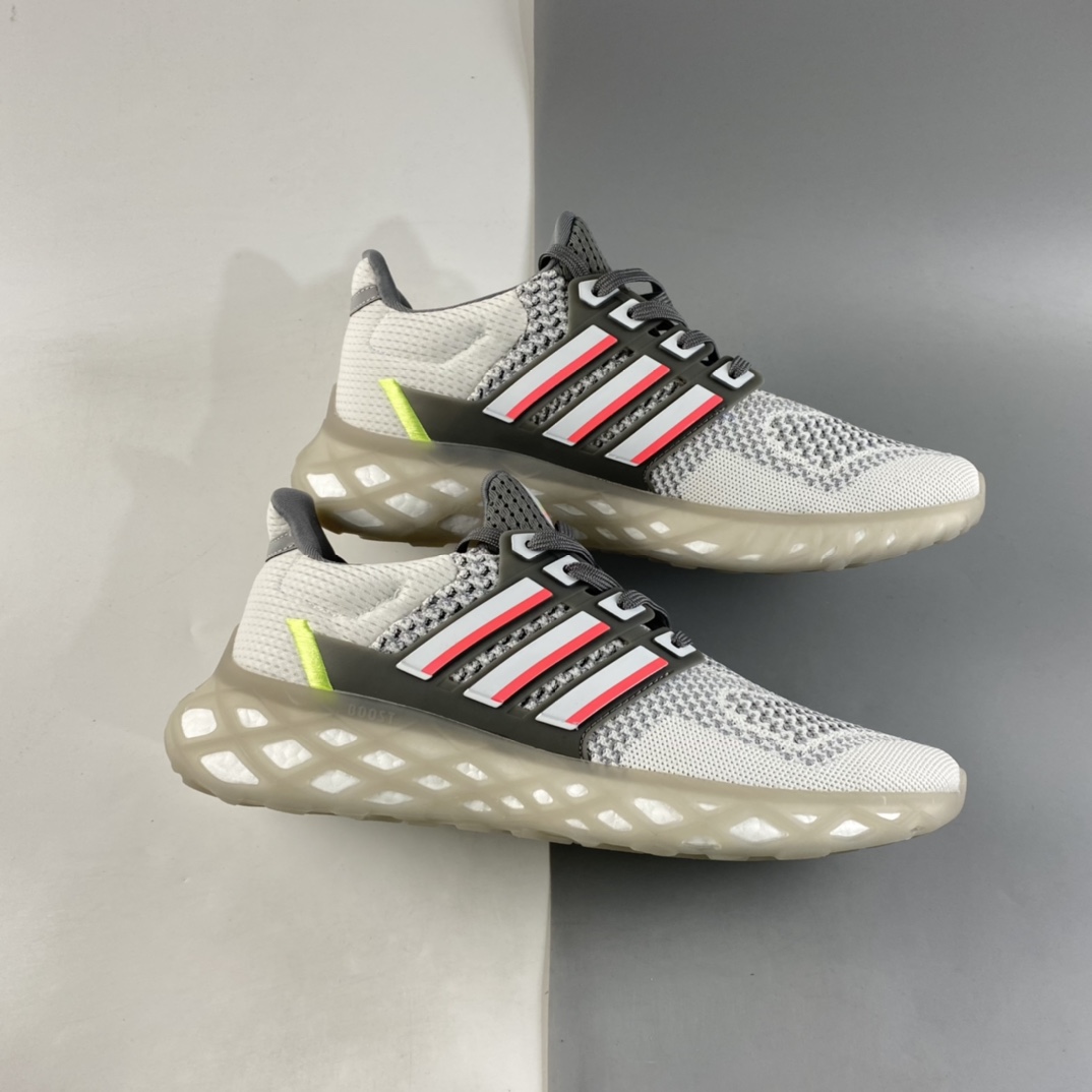 P220  Adidas  Ultra Boost DNA Web”Black/Red”UB 8.0网系列低帮袜套式针织鞋面休闲运动慢跑鞋 CZ3680