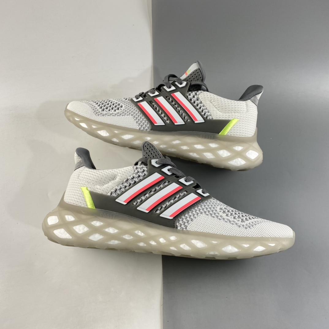 P220  Adidas  Ultra Boost DNA Web”Black/Red”UB 8.0网系列低帮袜套式针织鞋面休闲运动慢跑鞋 CZ3680