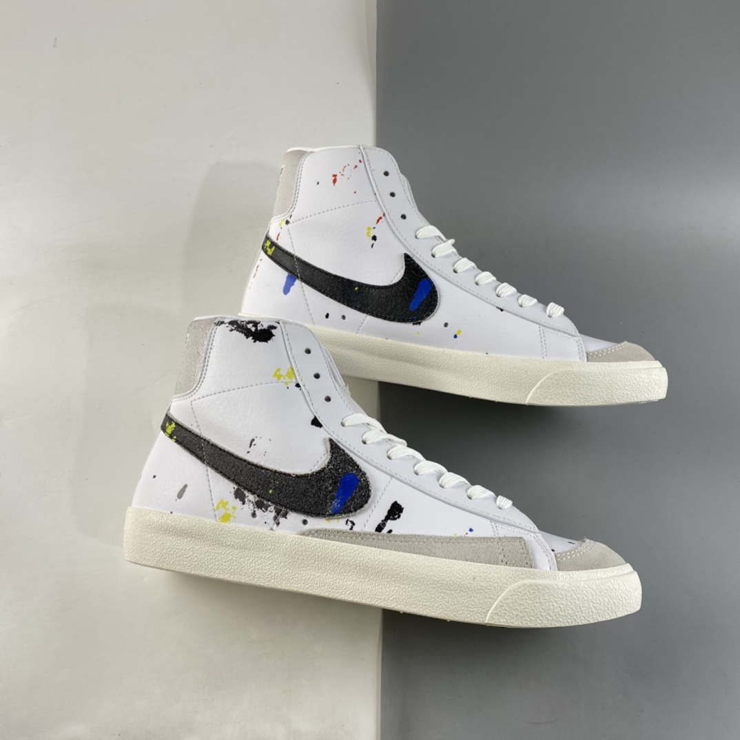 P180  NIKE Blazer Mid ’77 SE 开拓者高帮休闲板鞋 DC7331-100