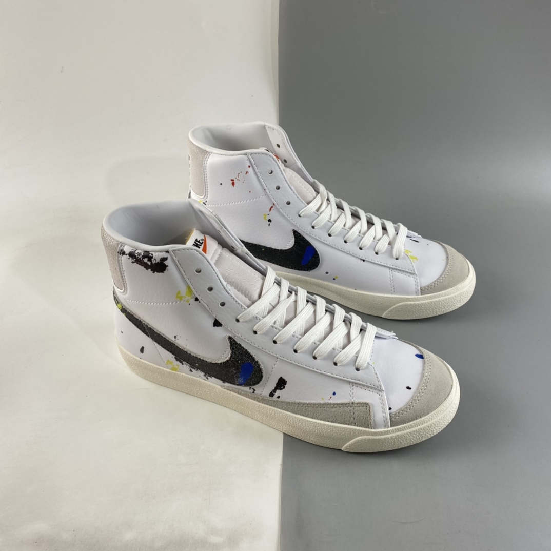 P180  NIKE Blazer Mid ’77 SE 开拓者高帮休闲板鞋 DC7331-100