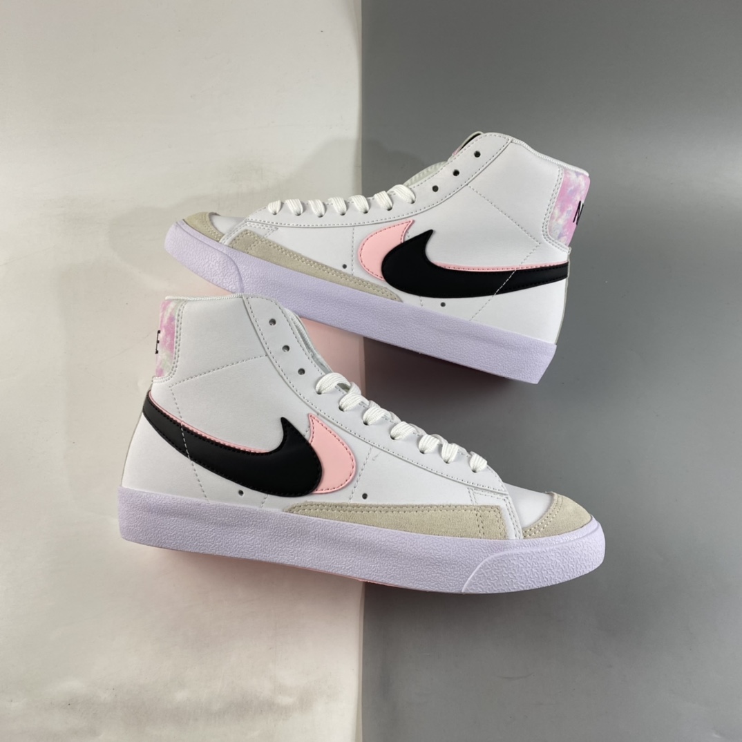 P180  NIKE Blazer Mid ’77 SE 开拓者高帮休闲板鞋 DD1847-101