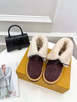 Louis Vuitton Snow Boots Wool Fall/Winter Collection Vintage