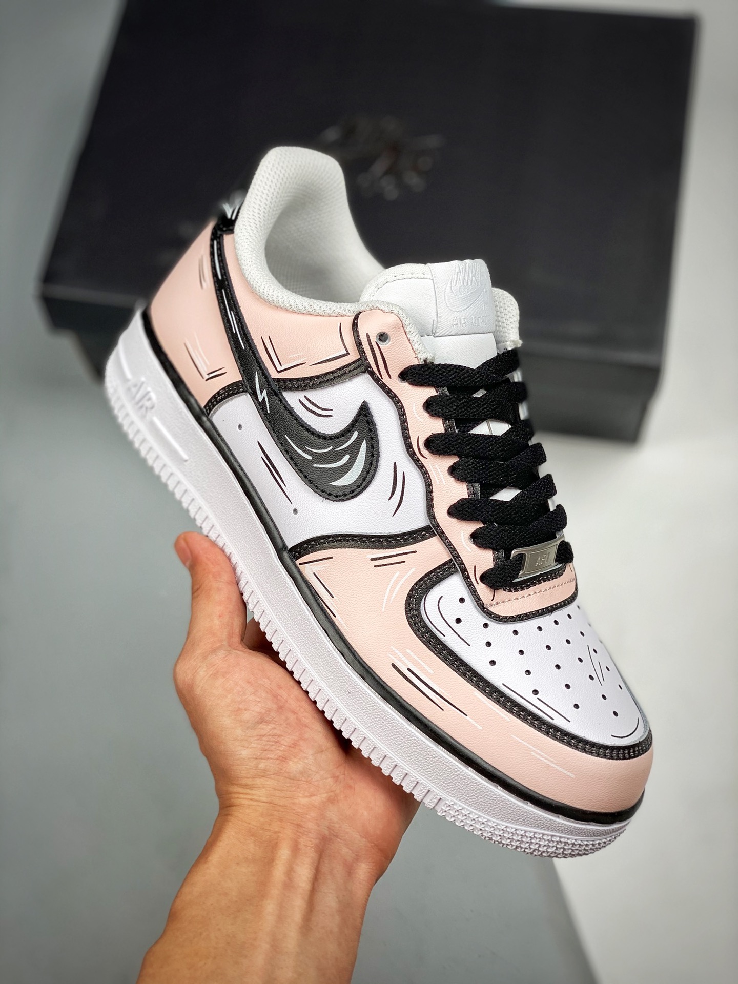 Nike Air Force 1'07 Rosa Sakura, Estilo 2D, Horma y Plantilla Originales, Auténtica Forma de Air Force, Enfocado en el …