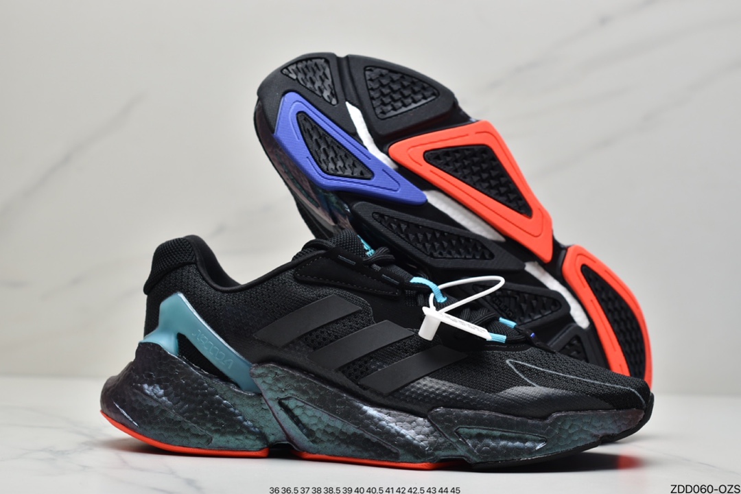 230 Adidas 阿迪 X9000L4 Boost 王嘉尔同款爆米花中底跑鞋S23665