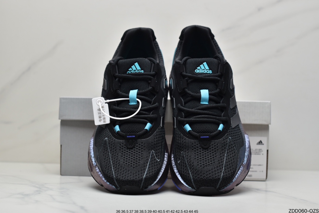 230 Adidas 阿迪 X9000L4 Boost 王嘉尔同款爆米花中底跑鞋S23665
