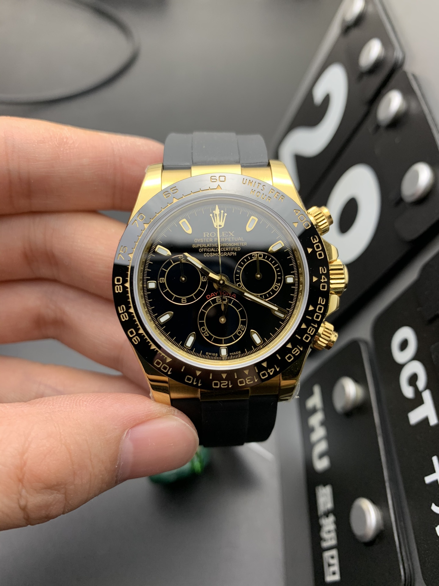 Rolex 7750黑金迪