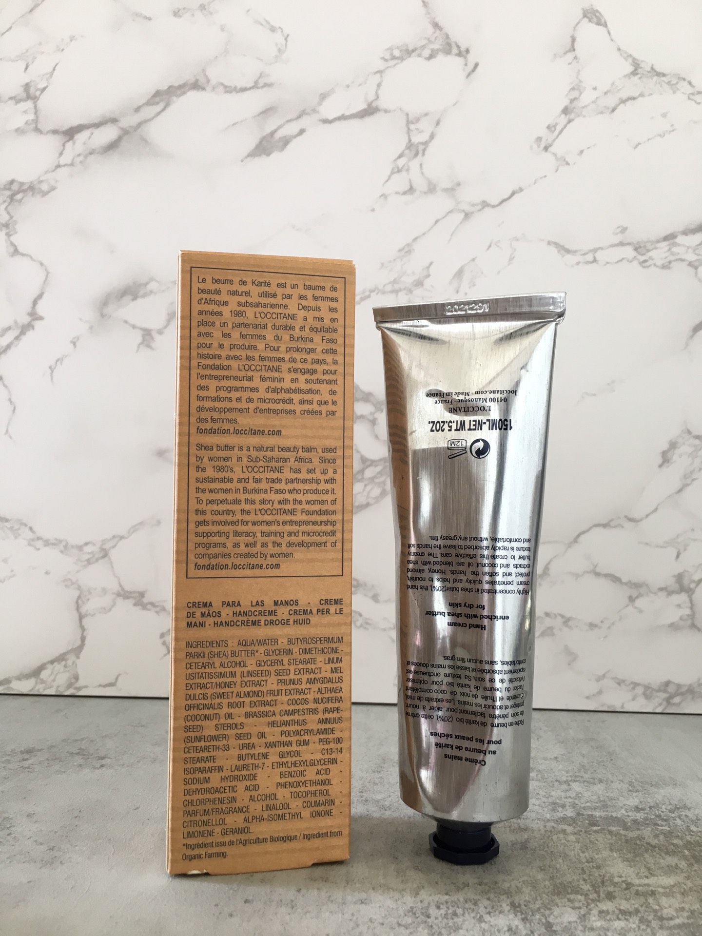 L'Occitane Shea Butter Hand Cream 150ml - Nourishing and Moisturizing 3 i1635398722 6761 1