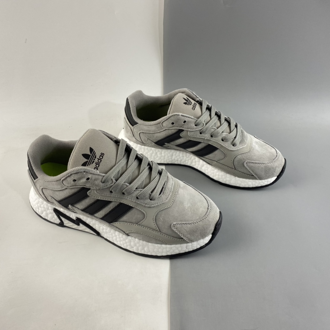 P200  Adidas  Tresc Run boost 燃烧火焰复古百搭跑鞋EG7055
