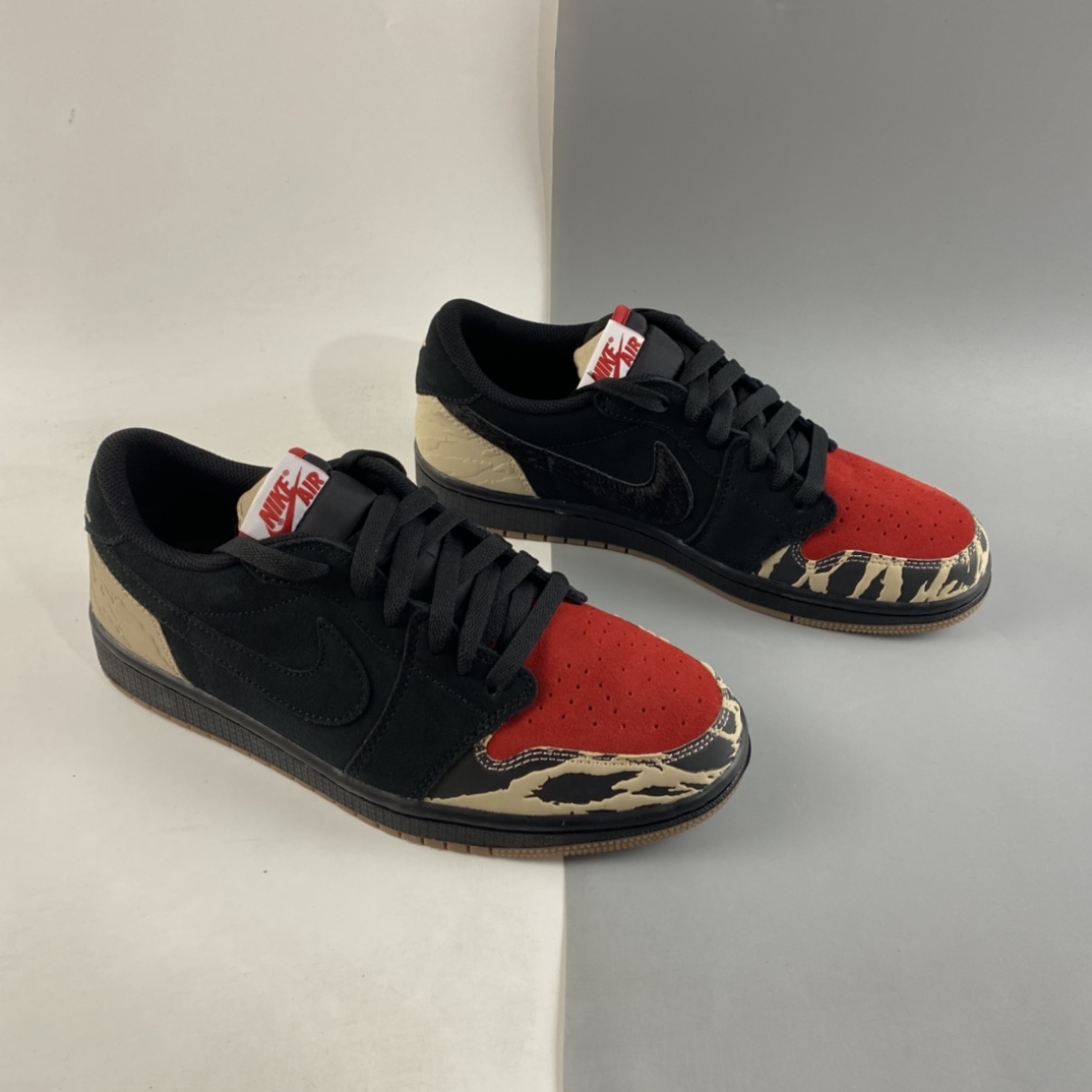 P320  SoleFly x Air Jordan 1 Low ” Carnivore ” AJ1乔1低帮联名款文化篮球鞋DN3400-001