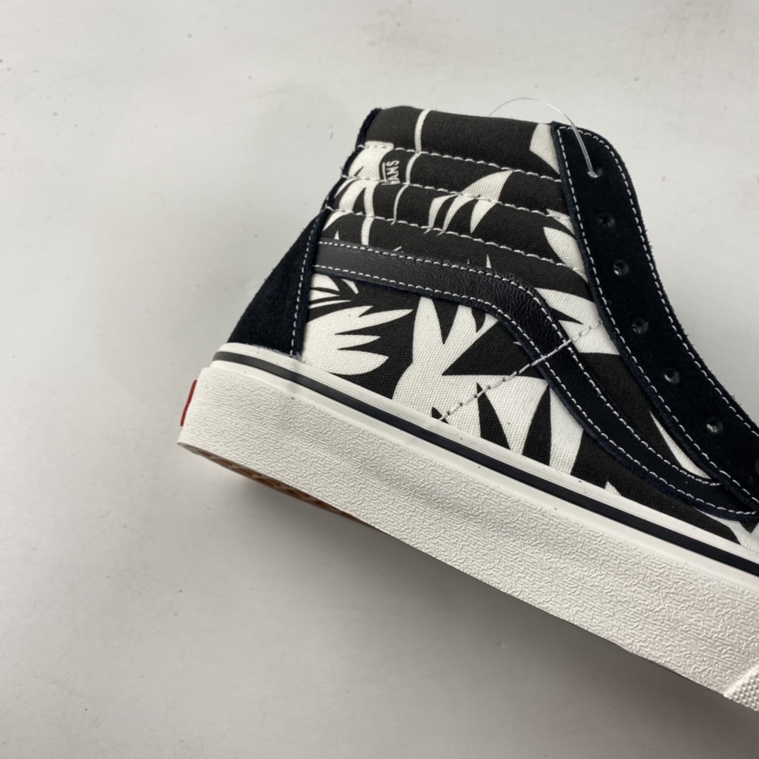 P160 Vans SK8-Hi 范斯黑色白色印花高帮板鞋运动鞋 VN0A3MV136K