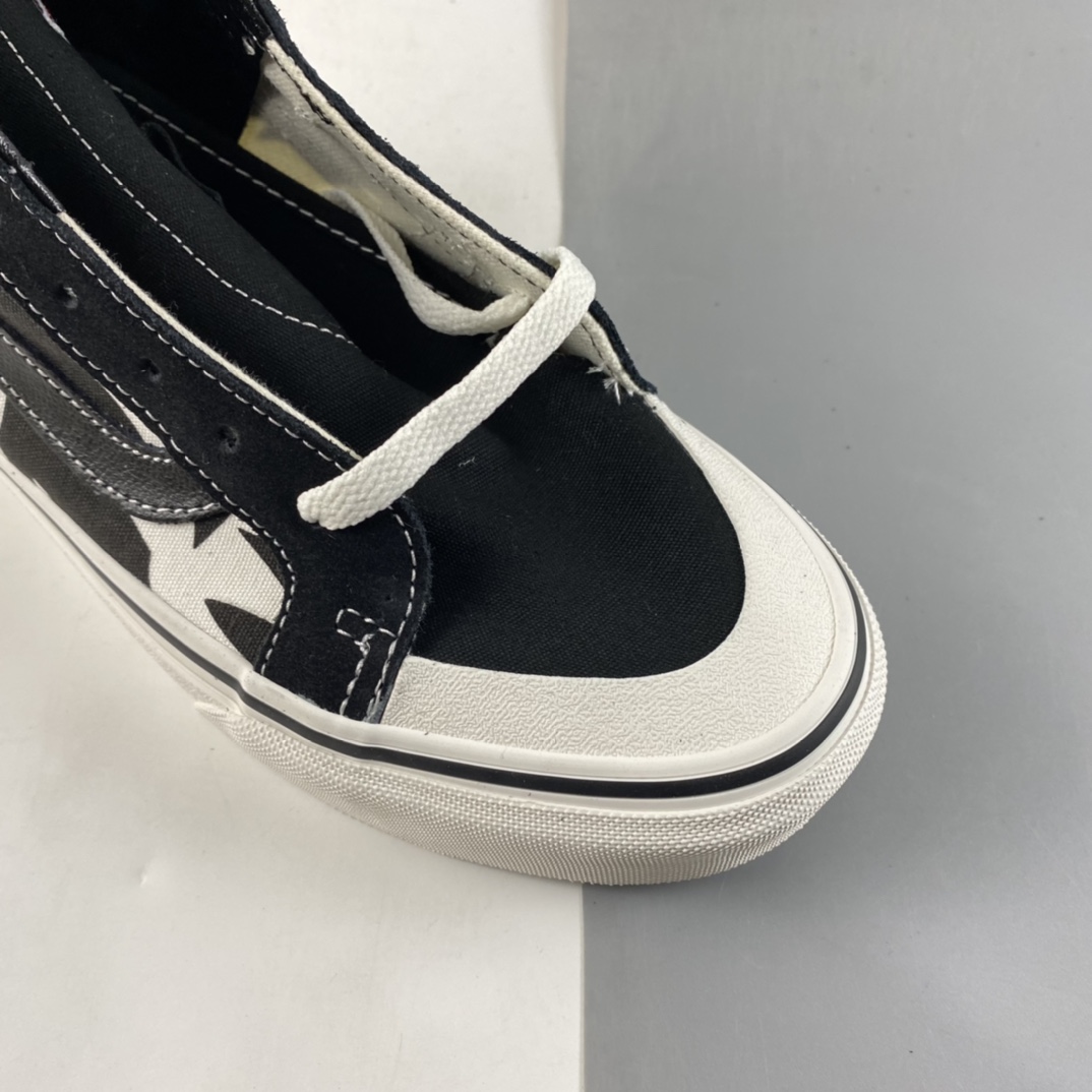 P160 Vans SK8-Hi 范斯黑色白色印花高帮板鞋运动鞋 VN0A3MV136K