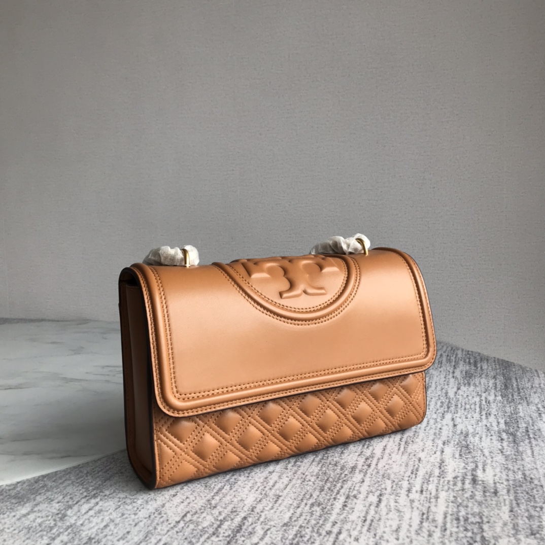 Tory Burch ～新款大号棕色Tory Burch新版 Fleming