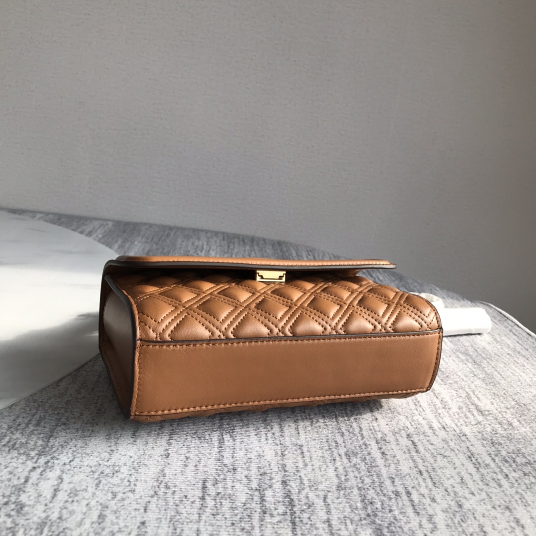 Tory Burch ～新款小号棕色tory burch新升级版本 Fleming