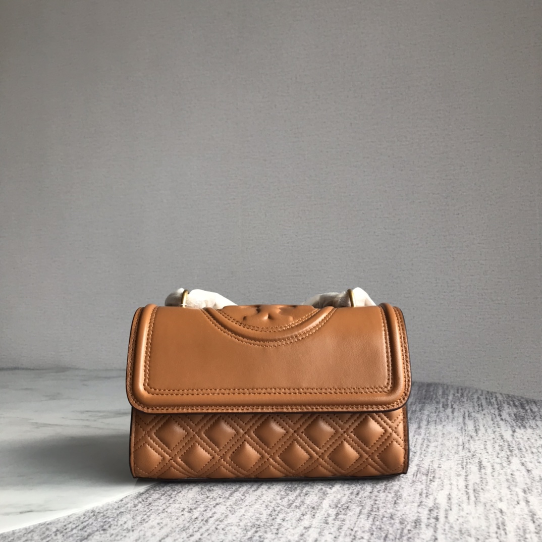 Tory Burch ～新款小号棕色tory burch新升级版本 Fleming