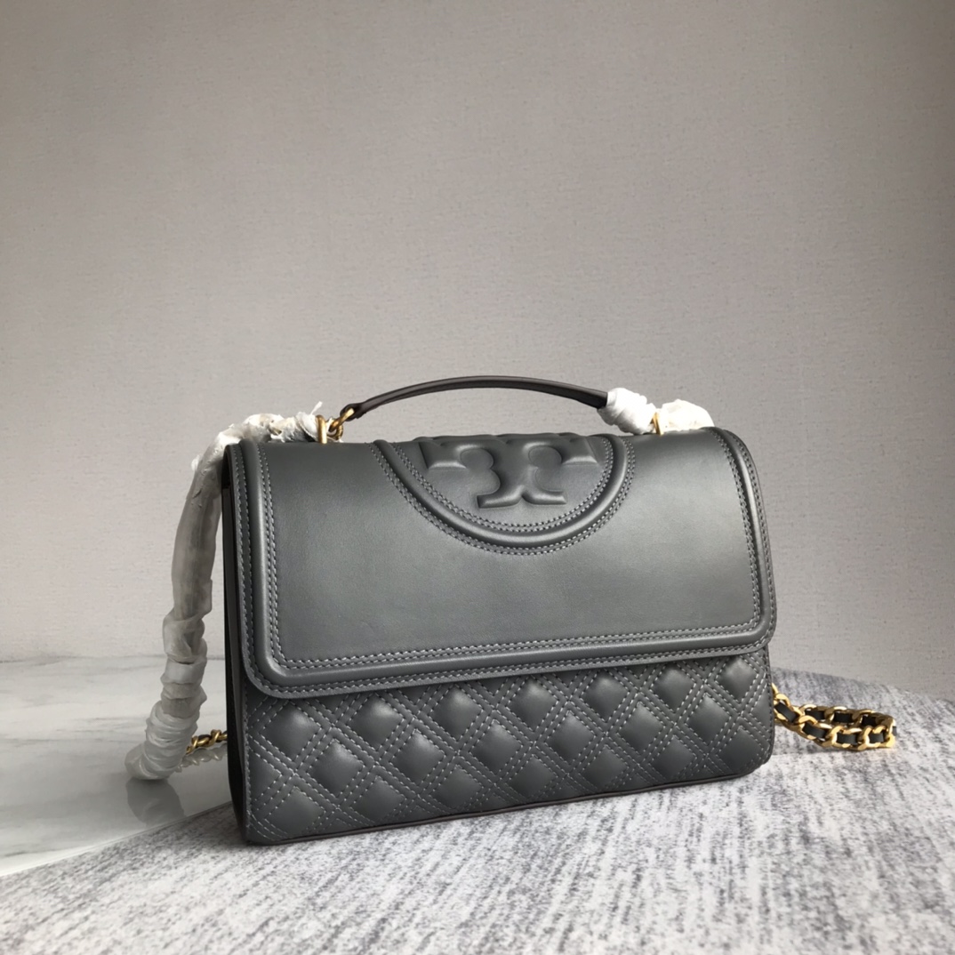 Tory Burch ～新款大号深灰Tory Burch新版 Fleming