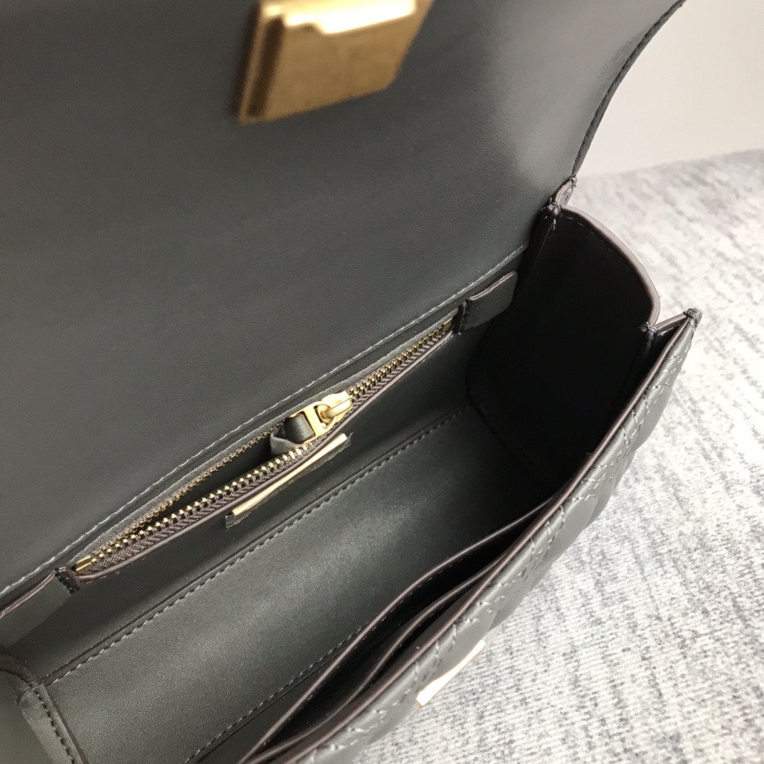 Tory Burch ～新款小号深灰tory burch新升级版本 Fleming