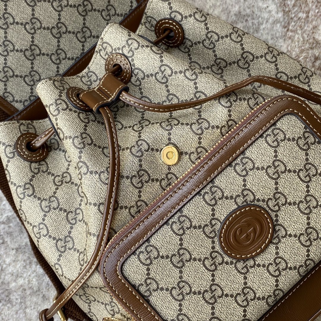 原厂皮配Cdfmall三亚免税店手提袋新款GGmeovintage系列购物袋️不同材质配色和品牌元素彼此